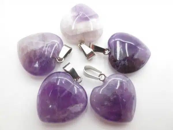 Heart Pendant Wholesale - Amethyst