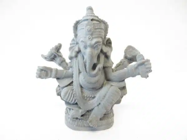 hematite Ganesha statue mini