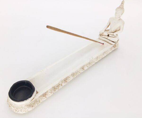 Incence Holder Thai Buddha White