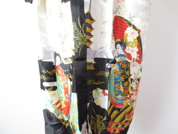 Japanese kimono long black