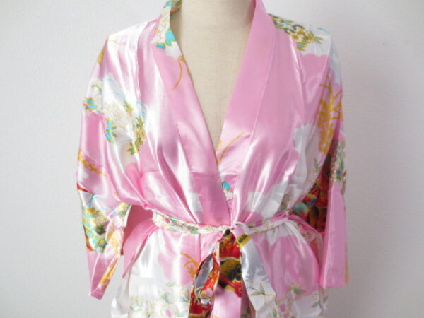 Japanese kimono long light pink