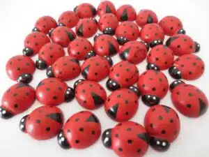 ladybug stickers large (50 pcs)