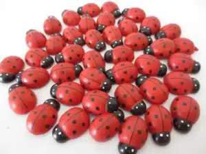 ladybug stickers medium (50 pcs)