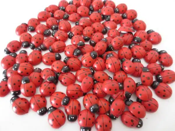 Ladybug stickers Size Small (100 pcs)