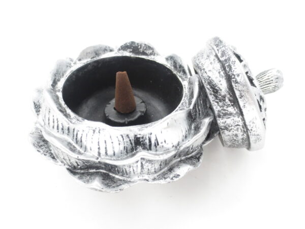 Lotus incense/conesburner silver