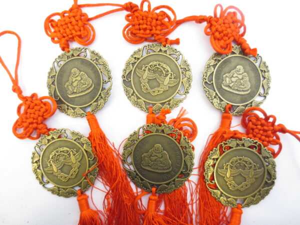 Lucky Coin Happy Buddha set of 6