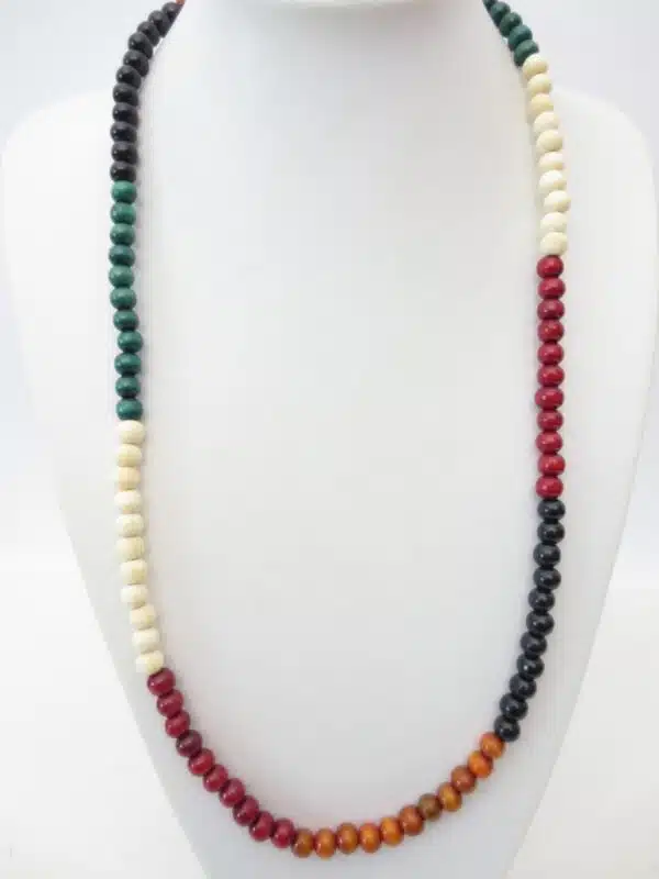 Mala prayer bead colored wood 8mm