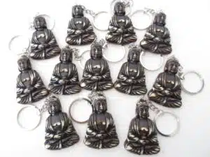 Meditation Buddha keyhanger brown