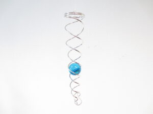 mini Vortex Wind Spinner aqua blue