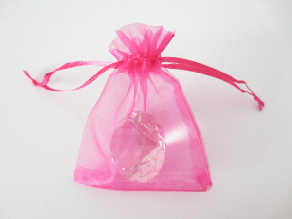 Organza Gift Bag 10 x 15cm fuchsia