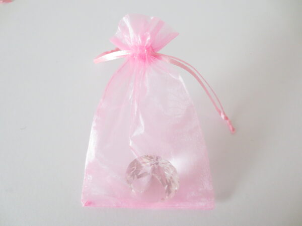 Organza Gift Bag 10 x 15cm pink