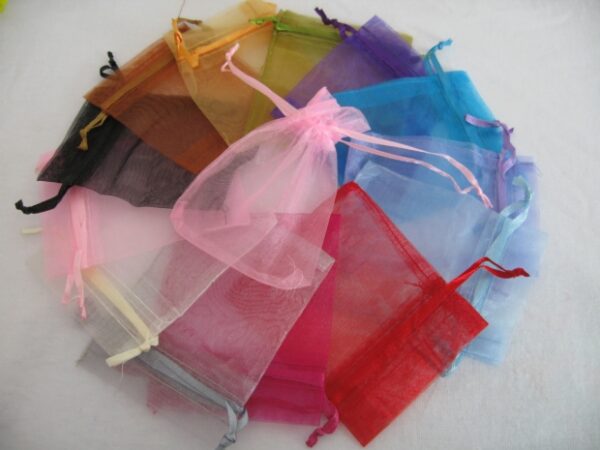 Organza Gift Bag 10 x 15cm purple