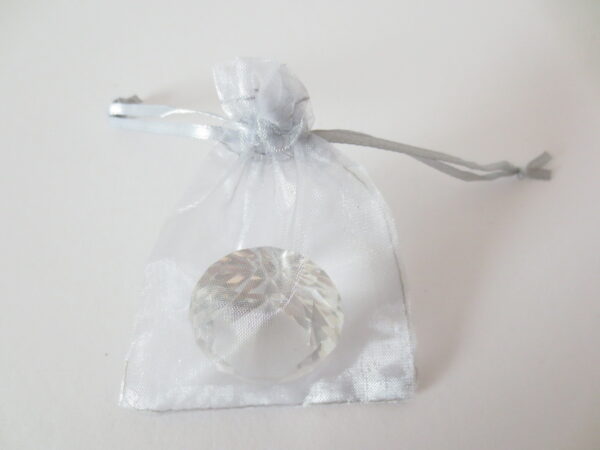 Organza Gift Bag 10 x 15cm Silver wholesale