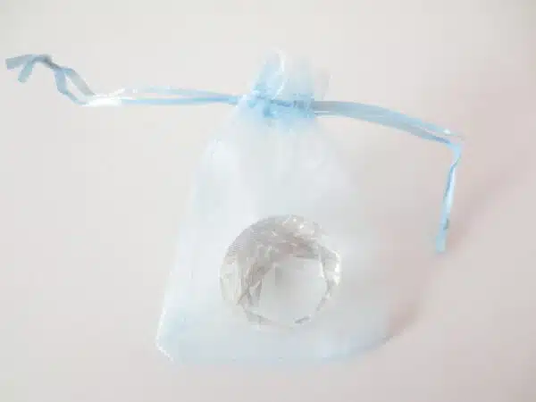 Organza Gift Bag Light Blue 17 x 23cm