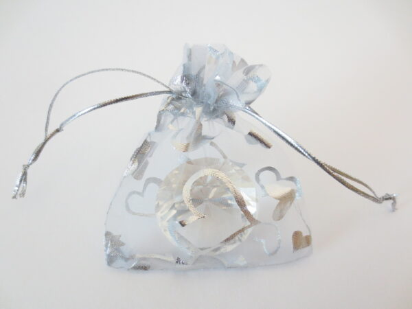 Organza Gifts bag Silver