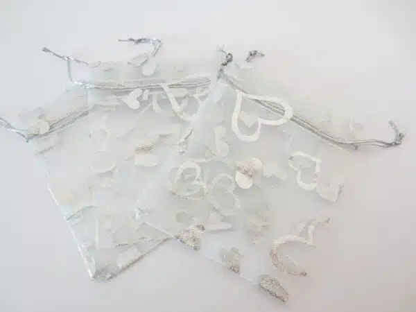 Organza Gifts bag White