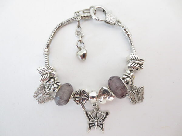 Pandora bracelet butterfly silver