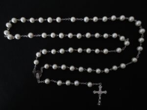 Rosary Pearl Round large luxury