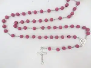 Rozenkrans Pink with cross