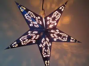 Star Lantern dark blue