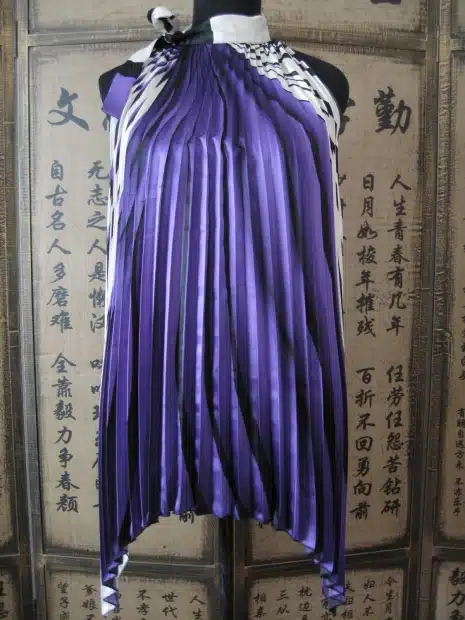 Striped dress Purple