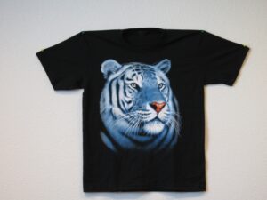 T-shirt White Tiger