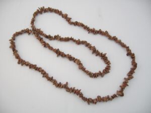 Thin Mineral necklace 90cm Goldstone