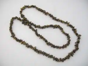 Thin Mineral necklace 90cm Tigereye