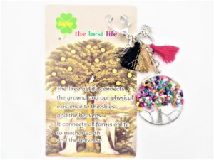 Tree of Life keychain 7 chakra