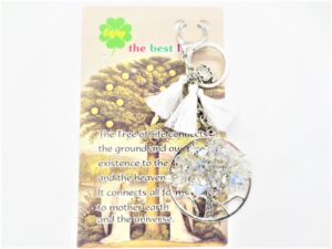 Tree of Life Keychain Onyx