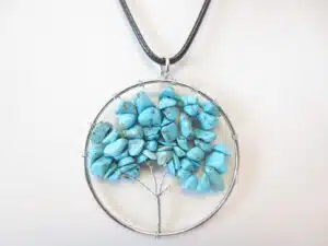 Tree of Life Necklace turquoise