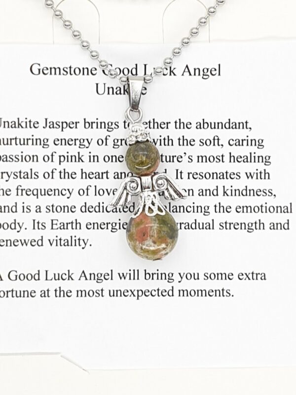 Wholesale - Angel necklace Unakite