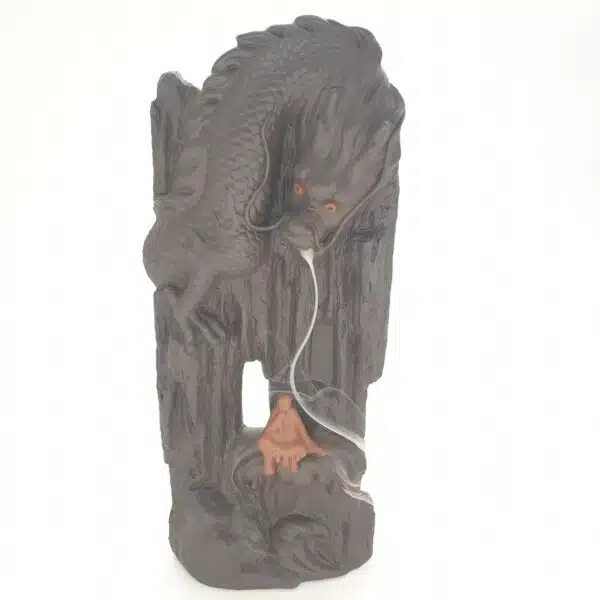 Wholesale - Backflow Incense Burner Chinese Dragon with Human