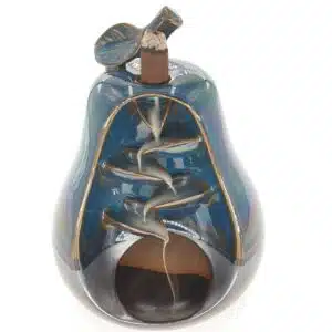 Wholesale - Backflow Incense Burner Pear Dark Blue