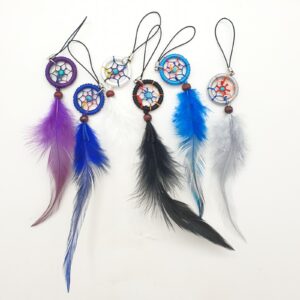 Wholesale - Dreamcatcher Mobile Phone Hangers (12 pieces)