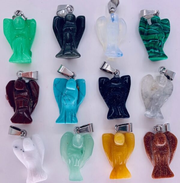 Wholesale - Gemstone Angel Pendant Set