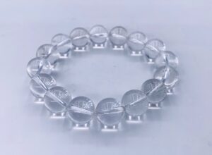 Wholesale Gemstone Bracelet - 12 mm Rock Crystal Bracelet