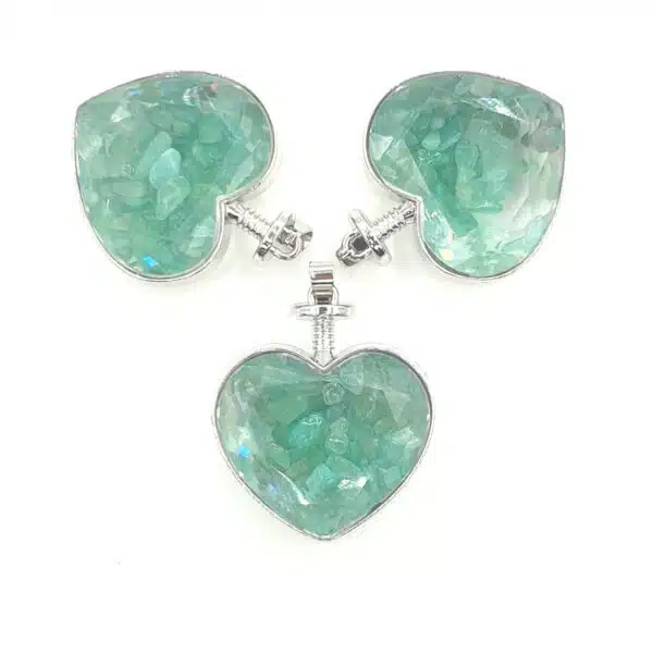 Wholesale - Gemstone Heart Pendant - Aventurine