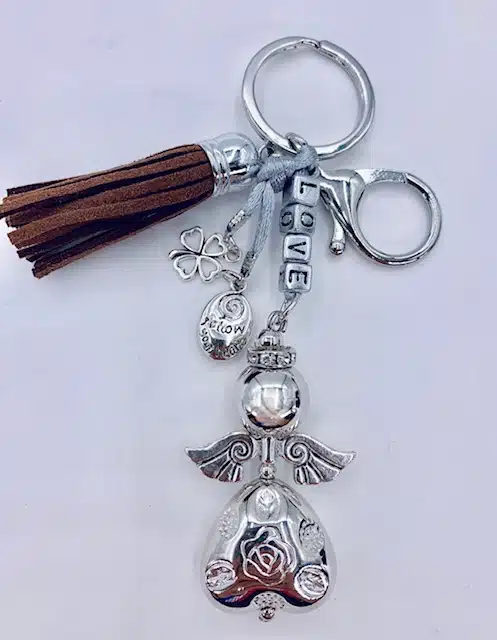 Wholesale Keychain - Love Angel keychain Dark Brown