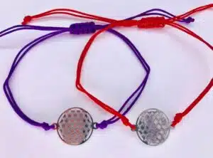 Wholesale Lucky Adjustable Bracelets - 7 Chakra Flower of Life