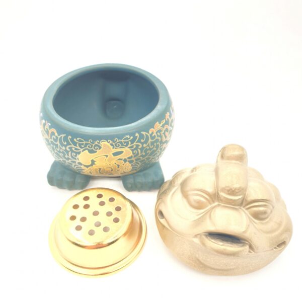 Wholesale - Luxury Resin Burner - Feng Shui Frog