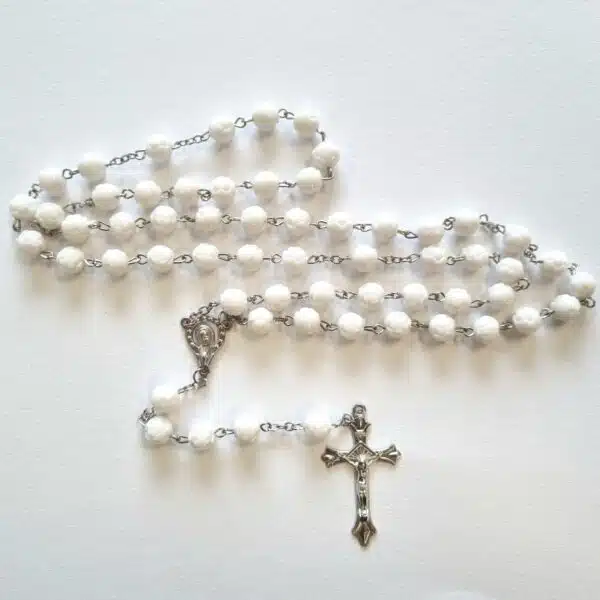 Wholesale Rosary - Roses white II