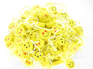 Wholesale Round Smiley Lucky hanger