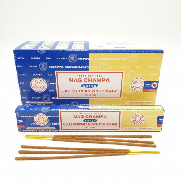 Wholesale - Satya Sai Baba Nag Champa & Californian White Sage Combo Series