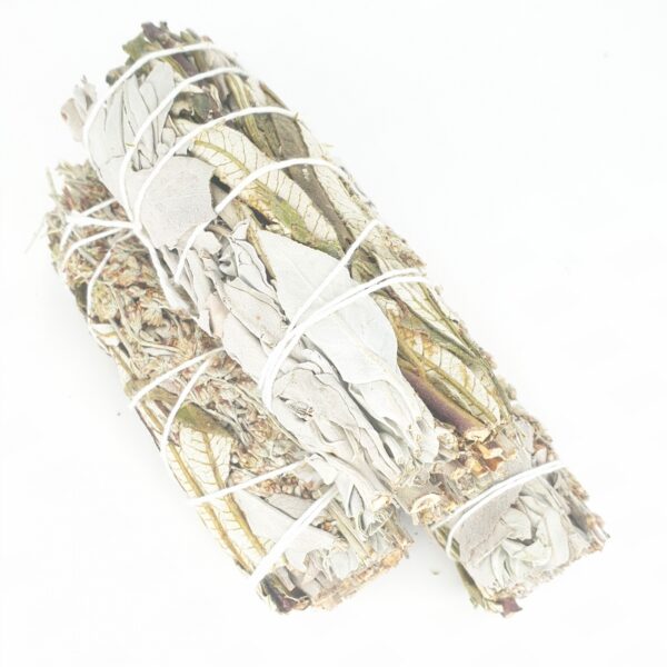 Wholesale - White Sage, Blue Sage & Yerba Santa Smudge 12cm (3 x 25-30 grams)