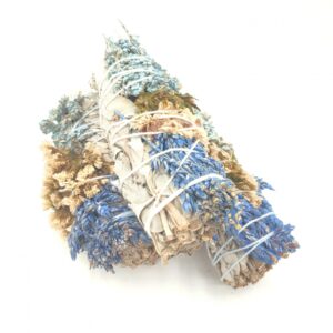 Wholesale - White Sage & Statice sinuata & Sorghum Smudge 12cm (3 x 30-40 grams)