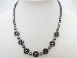 Black haematite necklace