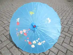 Chinese Umbrella - Blue (Small)