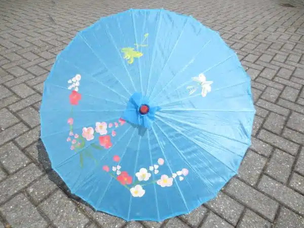 Chinese Umbrella - Blue (Small)