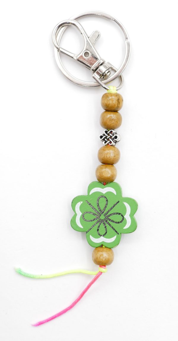 Lucky Four Leaf Clover Keychain